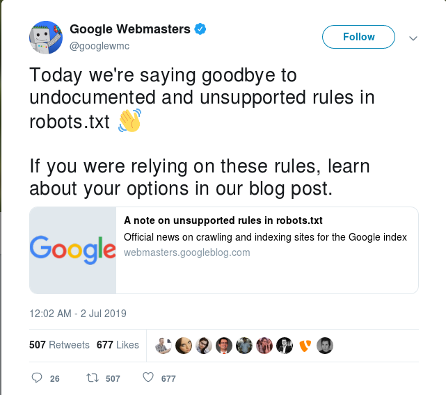 Google Webmasters On Twitter 1