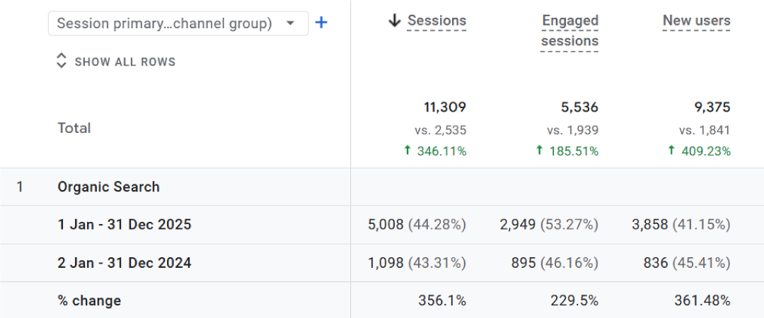 Skincare SEO Result
